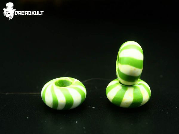 green candy fimo dreadperlen, dreadschmuck aus fimo, polymer clay dread beads, dreadlocks jewelry from fimo, schmuck aus fimo, fimo perlen, dreadperlen aus fimo selbst machen,dreads, dreadlockperlen,dreadschmuck, dreadbeads, dreadlock jewlery, dread acce